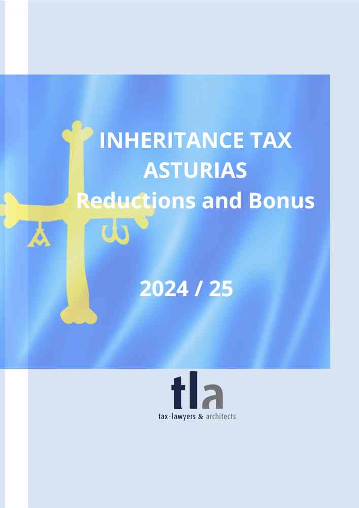 Reductions inheritance tax Asturias 2024/25