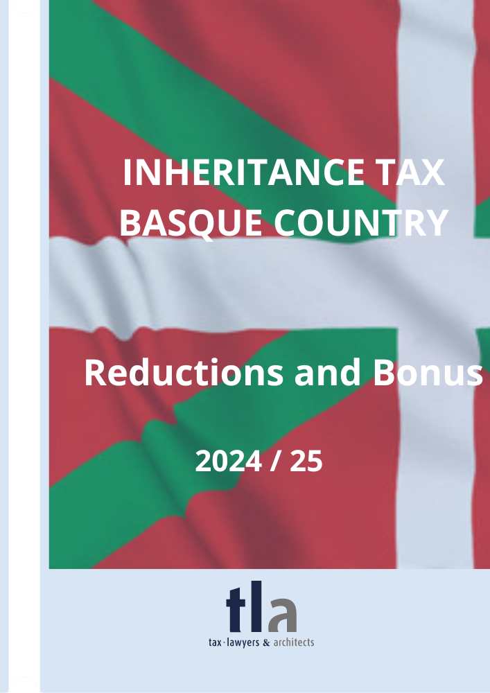 Reductions inheritance tax Basque Country 2024/25