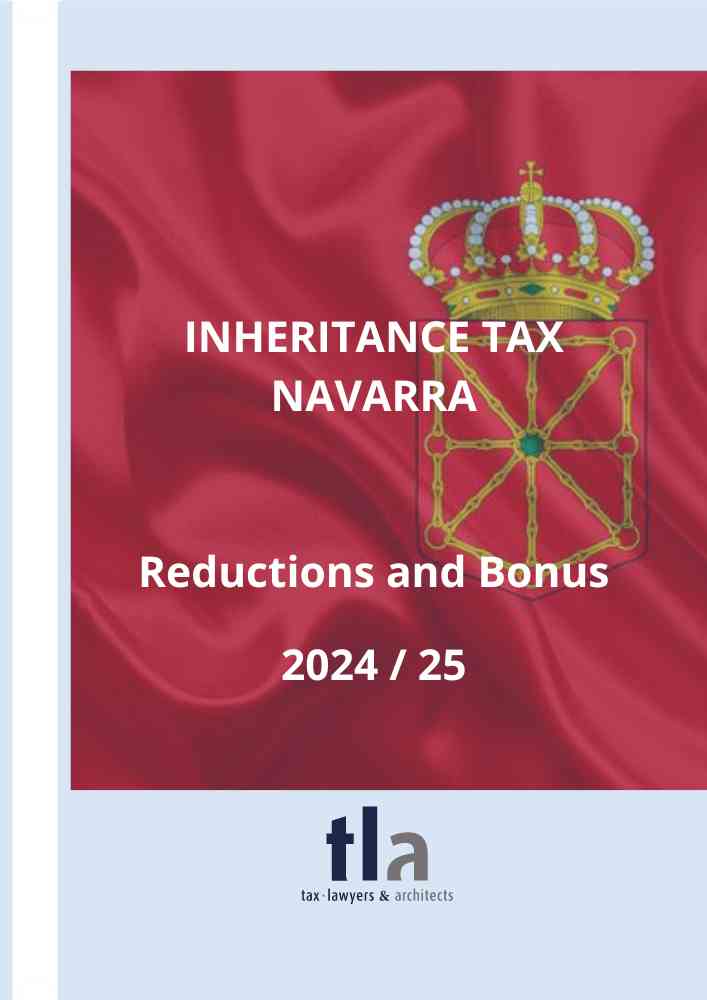 Reductions inheritance tax Navarra 2024/25