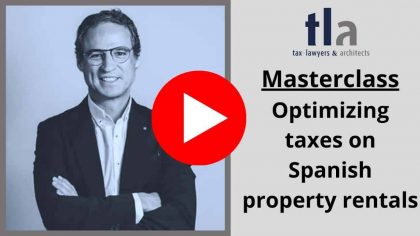 Optimizing taxes on Spanish property rentals