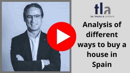 Analysis of different ways to buy a house in Spain